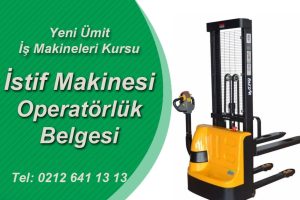 Elektrikli Transpalet Ehliyeti Yeni Ümit Forklift